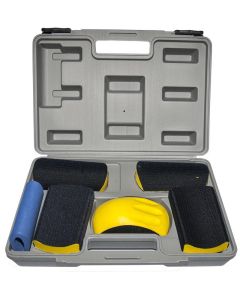 Schleifklotz-set für Exzenterschleifscheiben Schleifblockset 6-teilig