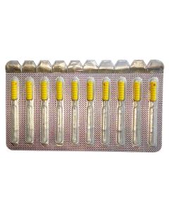 10 Flusennadeln, 10 Nadeln mit Widerhaken