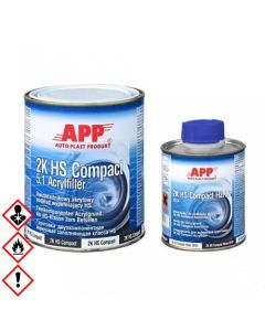 2K HS Acrylfiller, 2K Füller inkl. Härter Autofüller Schleiffüller 5:1 app compact 