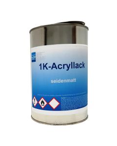 1K Acryllack Seidenmatt 500ml Farbton nach RAL Wunschfarbe 