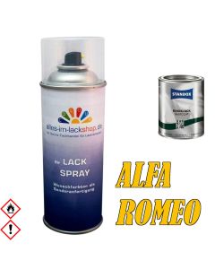 AUTOLACK ALFA ROMEO Spraydose 400ML Farbcode