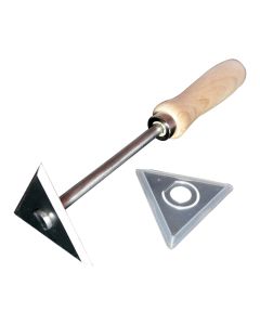 Dreikantschaber, Glasschaber, Fensterschaber mit 6cm Klinge