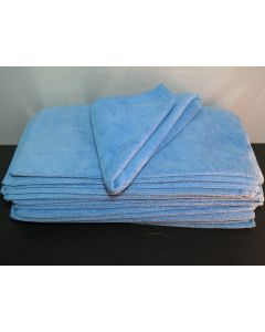 Microfasertücher Poliertücher 10 Stück waschbare Putztücher 40x40cm Blau