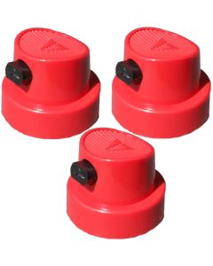 3 Sprühköpfe für breiten und flachen Strahl bei Sprühdosen