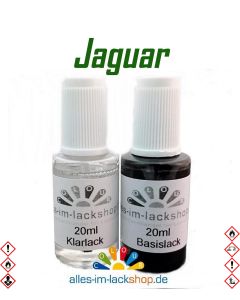 Lackstift JAGUAR Autolack Tupflack Pinselflasche 20ml Set Farbcode 