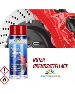 Bremssattellack rot hitzebeständig glänzend 400ml Spraydose