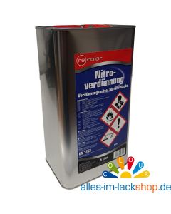 Nitroverd&uuml;nnung ReColor Verd&uuml;nnung f&uuml;r Lacke und zur Reinigung 5L.