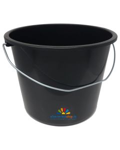 12 Liter Eimer aus stabilem Kunststoff mit Skalierung Baueimer Schutteimer