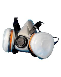 Lackiermaske Atemschutzmaske Maske mit Aktivkohlefilter Large