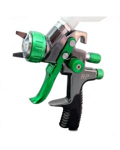Lackierpistole RP Spritzpistole für Klarlack und Decklack 1,4mm Düse grün