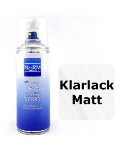2K Klarlack matt Spraydose Lackversiegelung Überzugslack 400ml